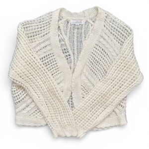 Cream Open Knit Cardigan